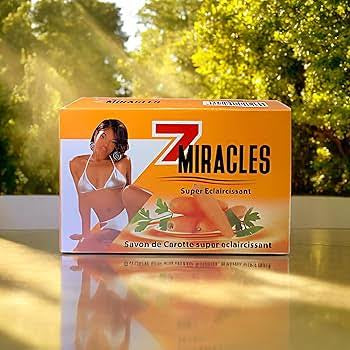 7 Miracles Carrot Soap & Cream Set – 2 x Carrot Soap Bars + 1 x 70 g Vitamin-Rich Carrot Face & Body Cream, Natural Antioxidant Cleanser & Moisturizer, Paraben-Free Skincare