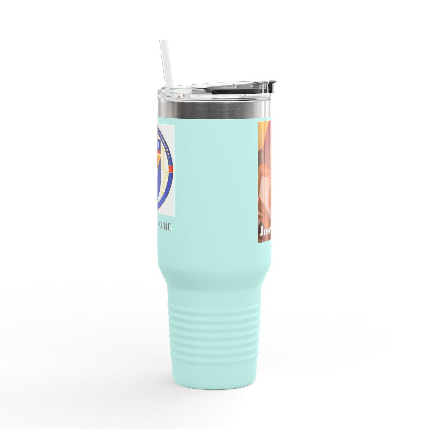 40oz Insulated Travel Tumbler with Custom Photo — Personalized Mug for Commuters & Gifts