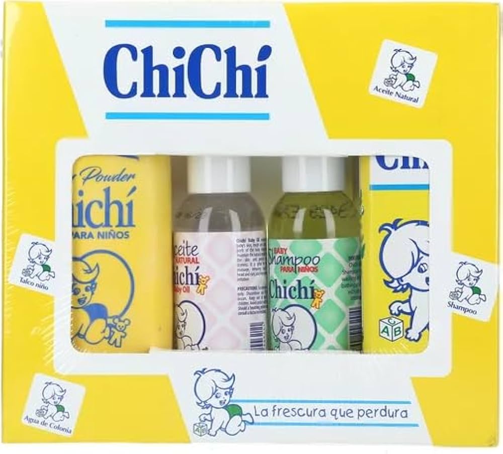 ChiChí Care Kit – 4 Piece Set (Cologne 8oz, Powder 8oz, Oil 4oz, Shampoo 4oz) – Gentle, Fresh