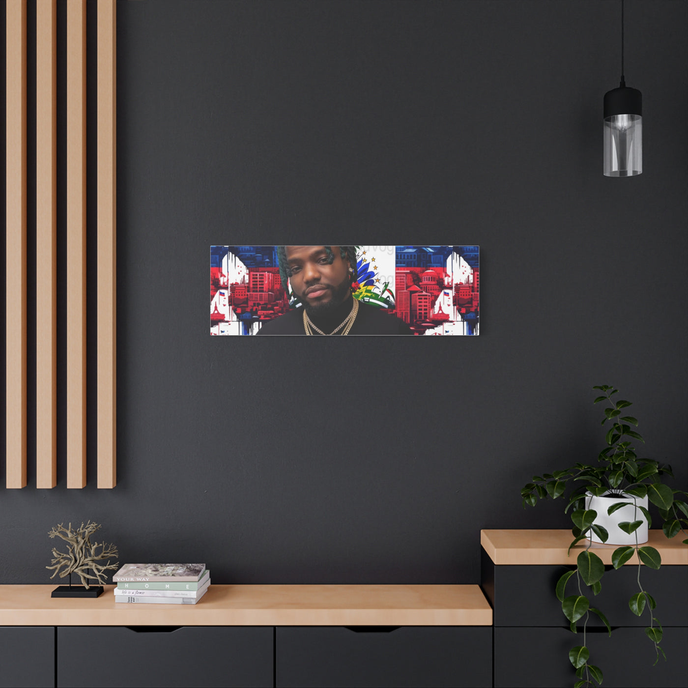 Personalized Urban Flag Background Matte