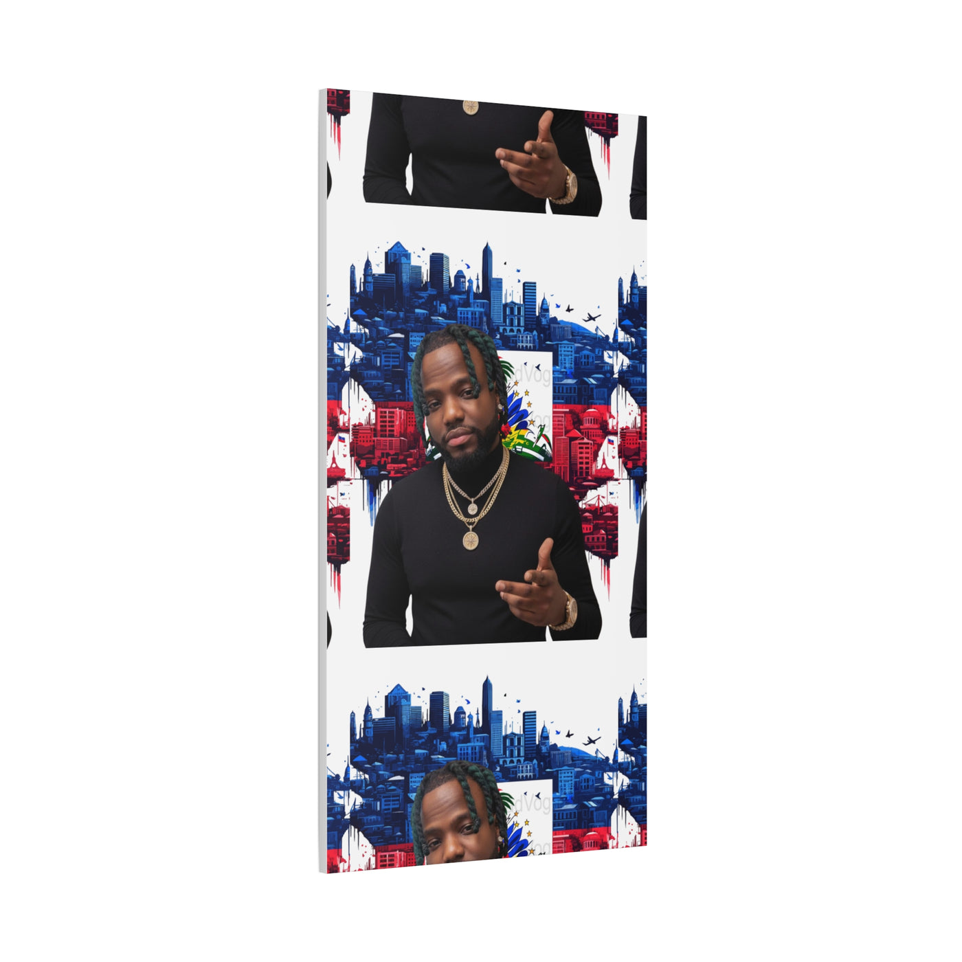 Personalized Urban Flag Background Matte