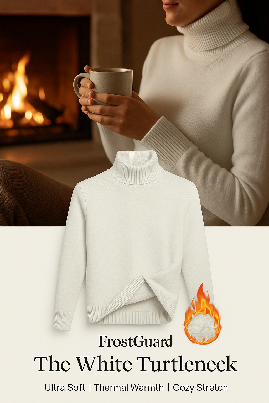 AURORE LUXURE - Turtleneck Men Clothing M-4XL