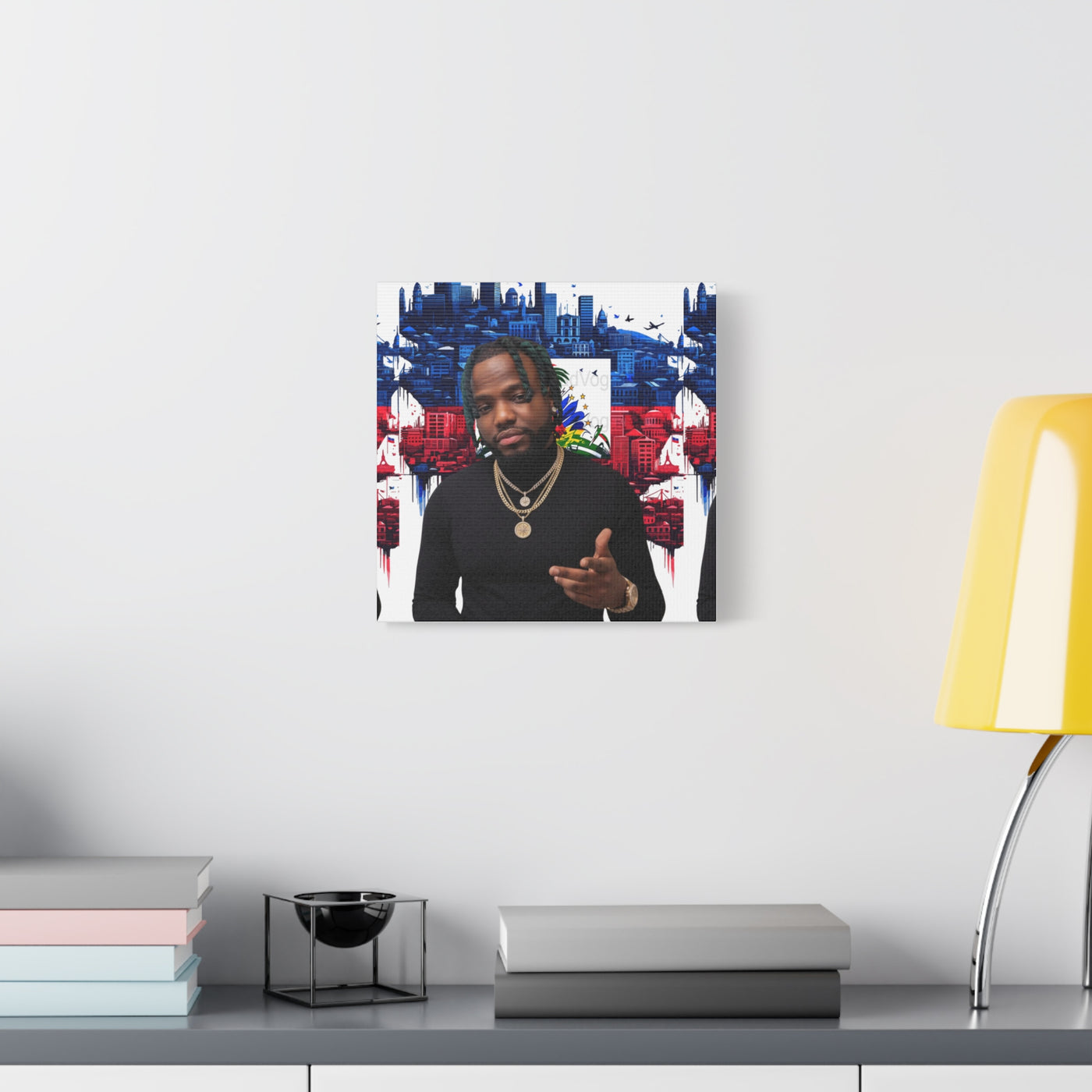 Personalized Urban Flag Background Matte