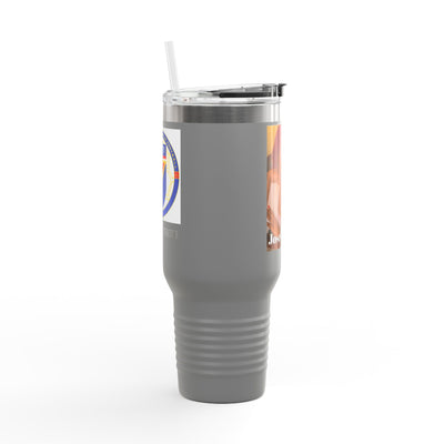 40oz Insulated Travel Tumbler with Custom Photo — Personalized Mug for Commuters & Gifts