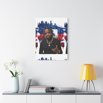 Personalized Urban Flag Background Matte