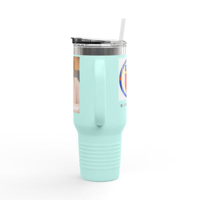 40oz Insulated Travel Tumbler with Custom Photo — Personalized Mug for Commuters & Gifts