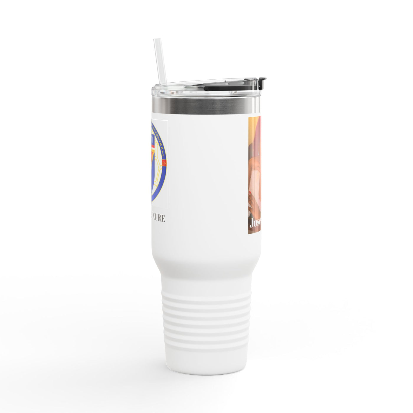 40oz Insulated Travel Tumbler with Custom Photo — Personalized Mug for Commuters & Gifts