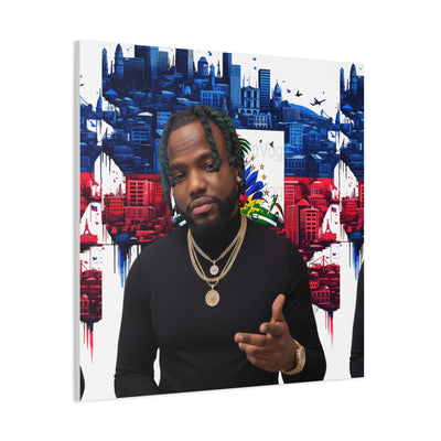 Personalized Urban Flag Background Matte