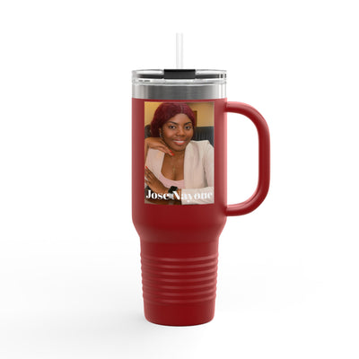 40oz Insulated Travel Tumbler with Custom Photo — Personalized Mug for Commuters & Gifts
