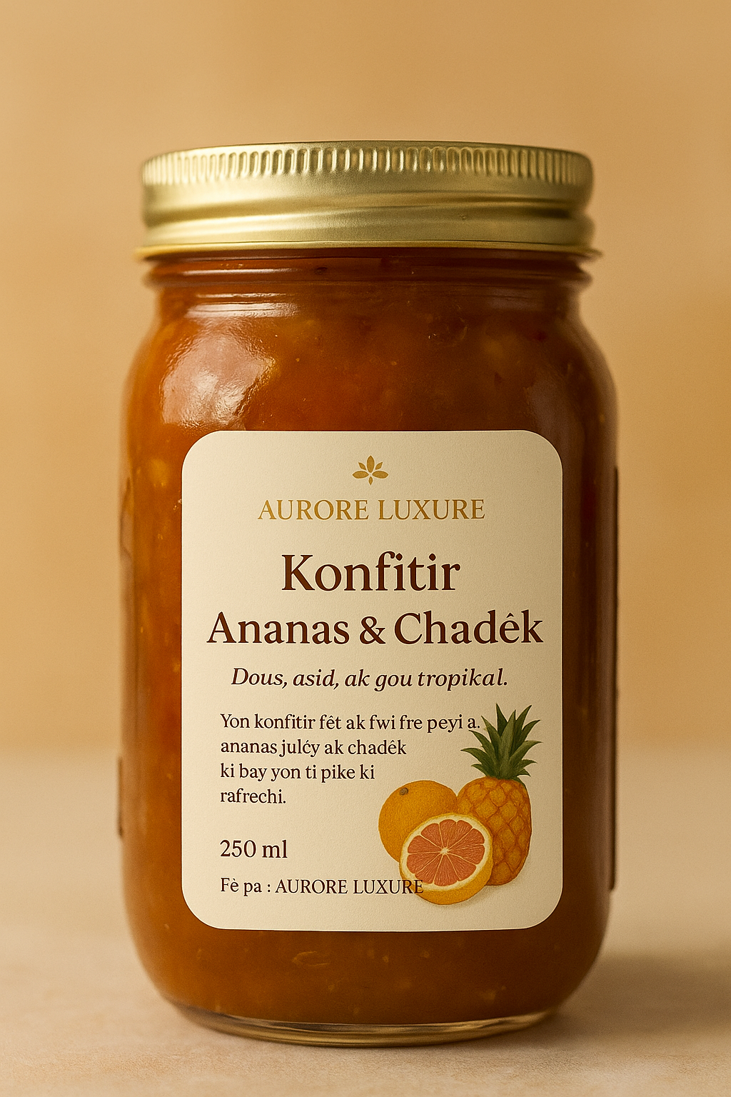 Pineapple & Chadèk Jam - AURORE LUXURE