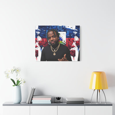 Personalized Urban Flag Background Matte