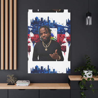 Personalized Urban Flag Background Matte