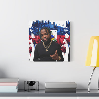 Personalized Urban Flag Background Matte