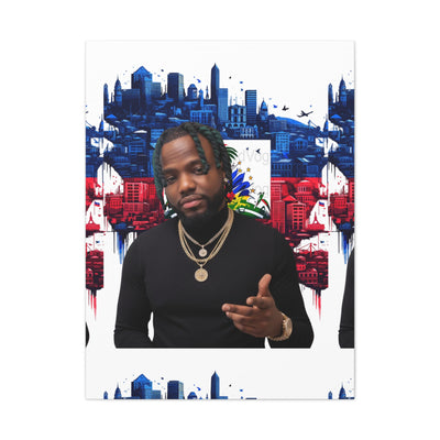 Personalized Urban Flag Background Matte