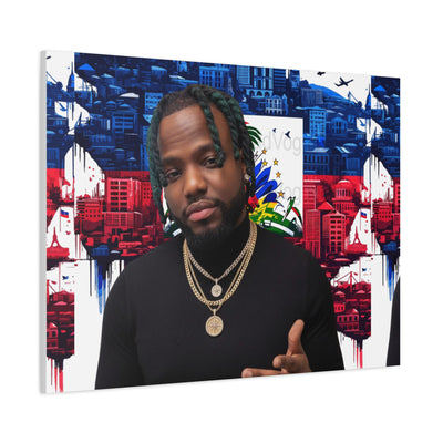 Personalized Urban Flag Background Matte