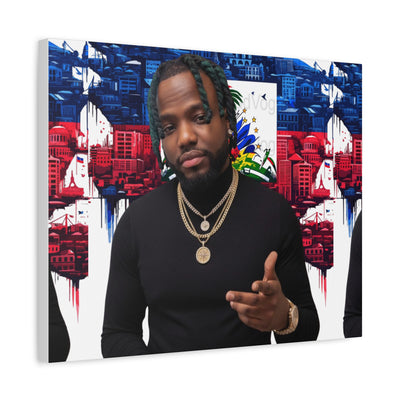 Personalized Urban Flag Background Matte