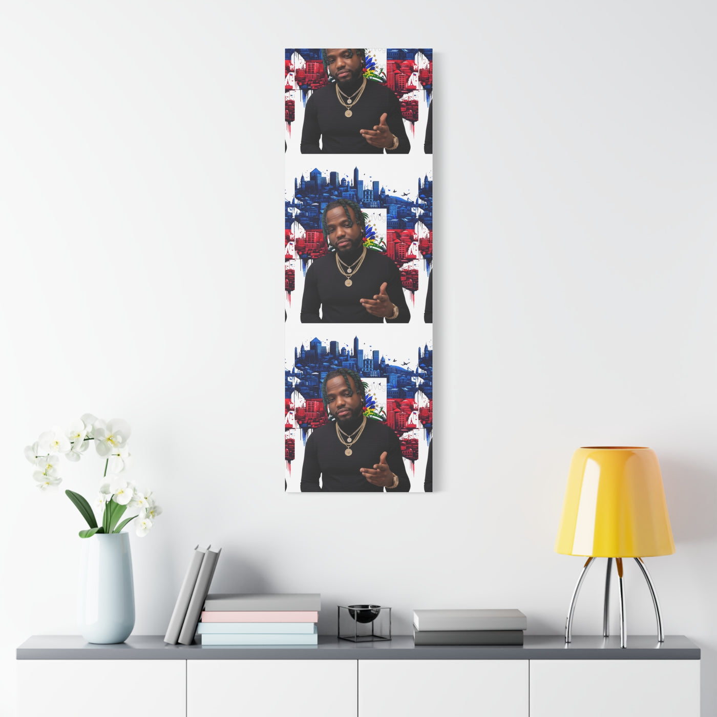 Personalized Urban Flag Background Matte