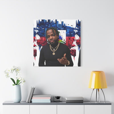 Personalized Urban Flag Background Matte