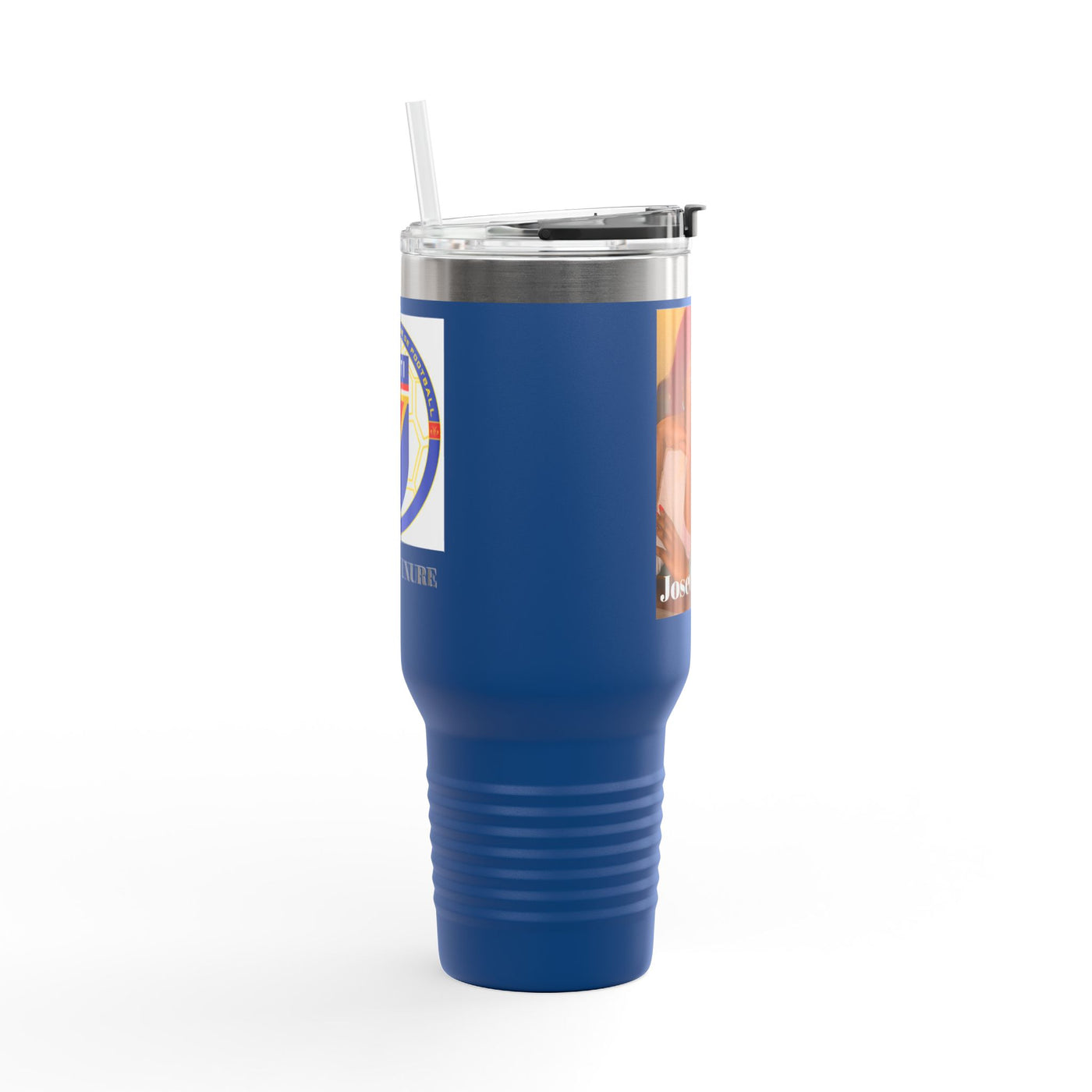 40oz Insulated Travel Tumbler with Custom Photo — Personalized Mug for Commuters & Gifts