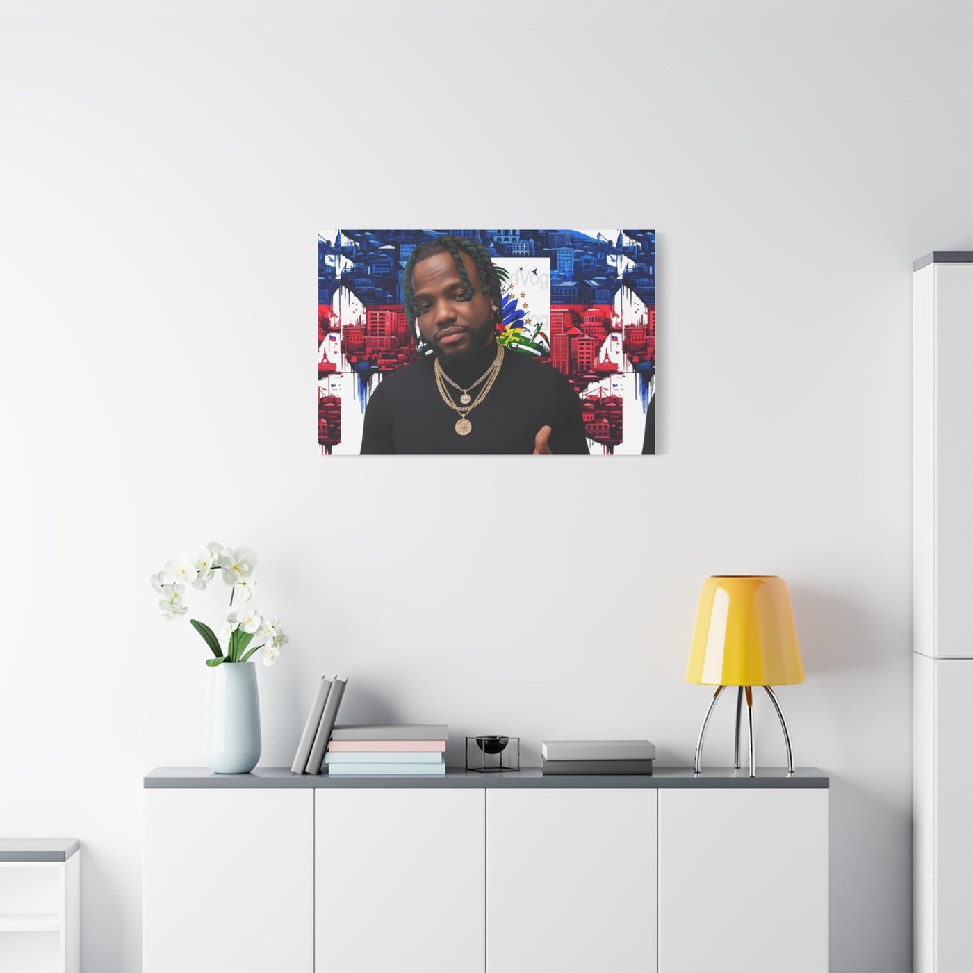 Personalized Urban Flag Background Matte