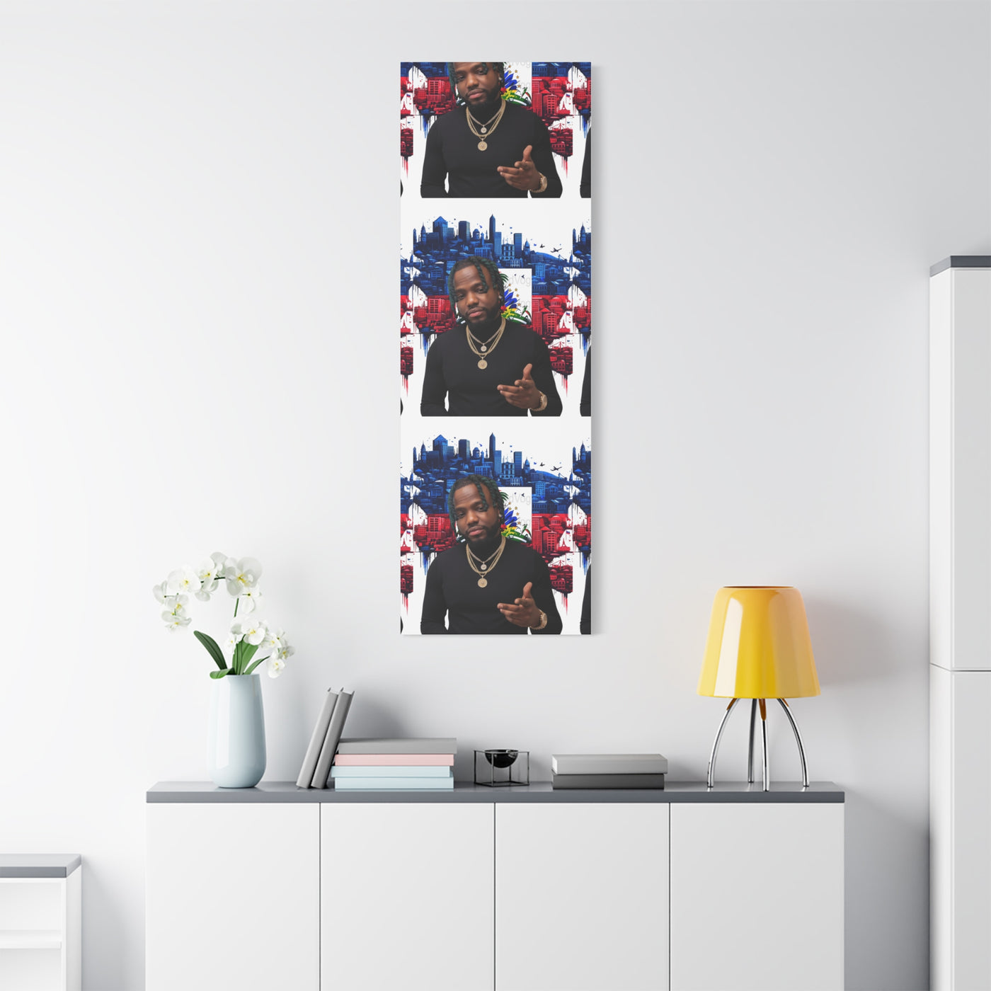 Personalized Urban Flag Background Matte