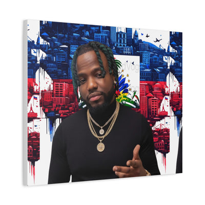 Personalized Urban Flag Background Matte