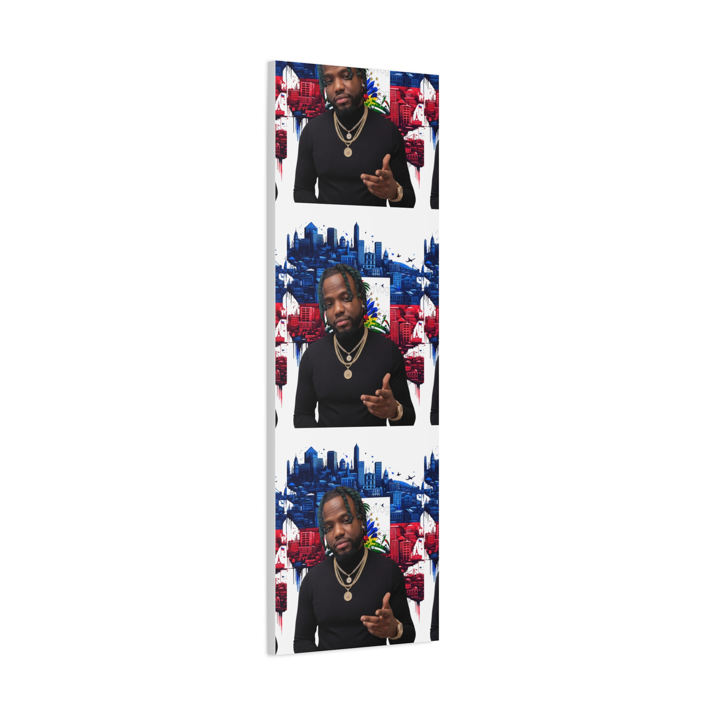 Personalized Urban Flag Background Matte