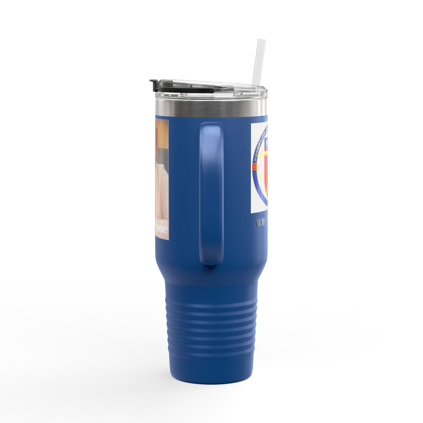 40oz Insulated Travel Tumbler with Custom Photo — Personalized Mug for Commuters & Gifts