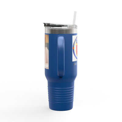40oz Insulated Travel Tumbler with Custom Photo — Personalized Mug for Commuters & Gifts