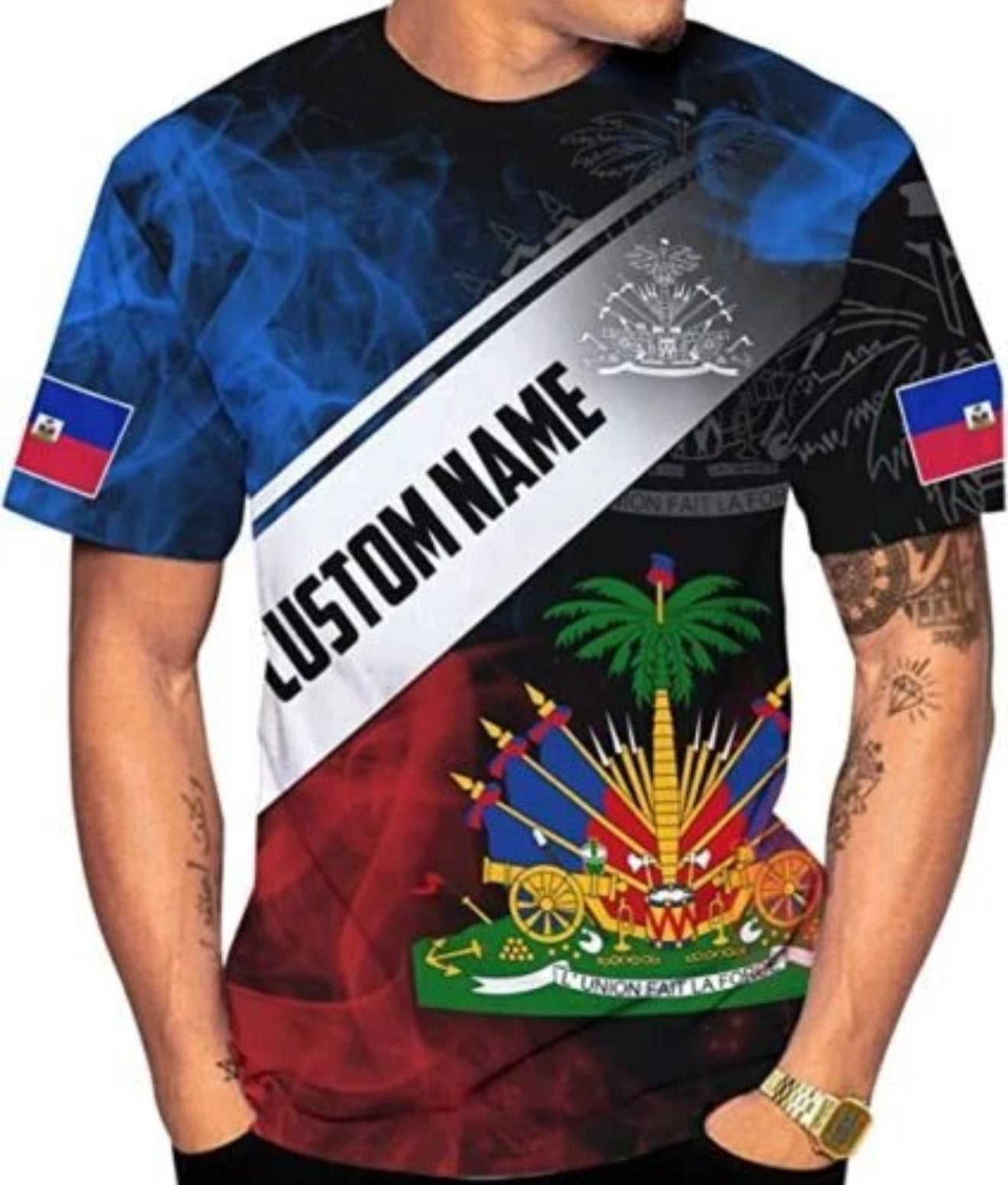 Personalized Name Haiti Baseball Jersey, Haitian Baseball Jersey for Men Women,