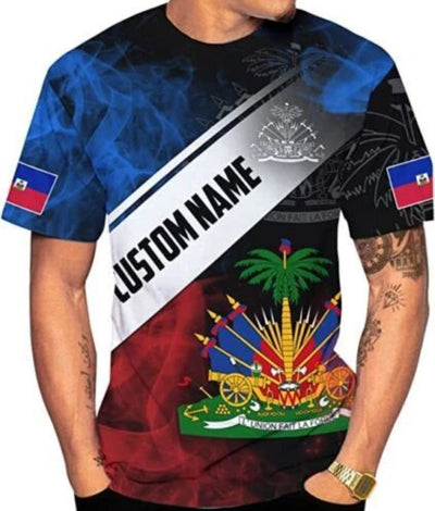 Personalized Name Haiti Baseball Jersey, Haitian Baseball Jersey for Men Women,