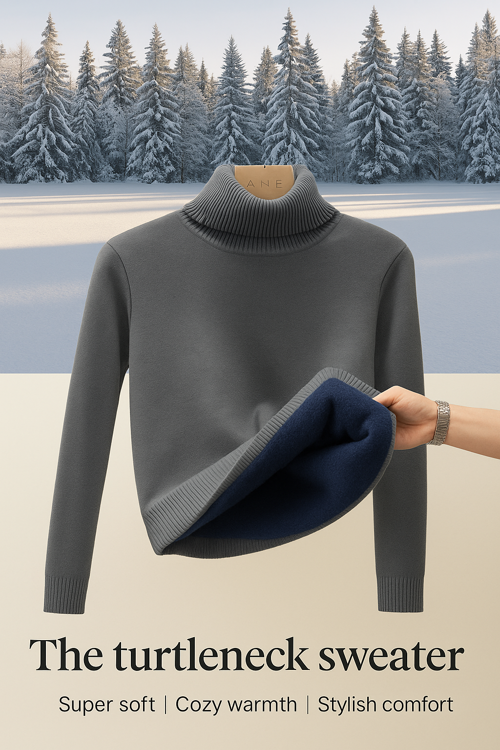 AURORE LUXURE - Turtleneck Men Clothing M-4XL