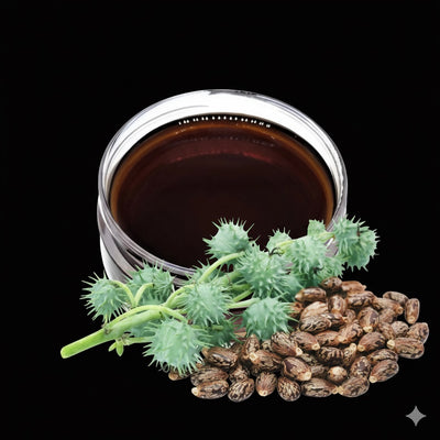 Huile de Ricin Noire Haïtienne – Lwil Maskriti, 100 % Pure, Cheveux & Peau”.